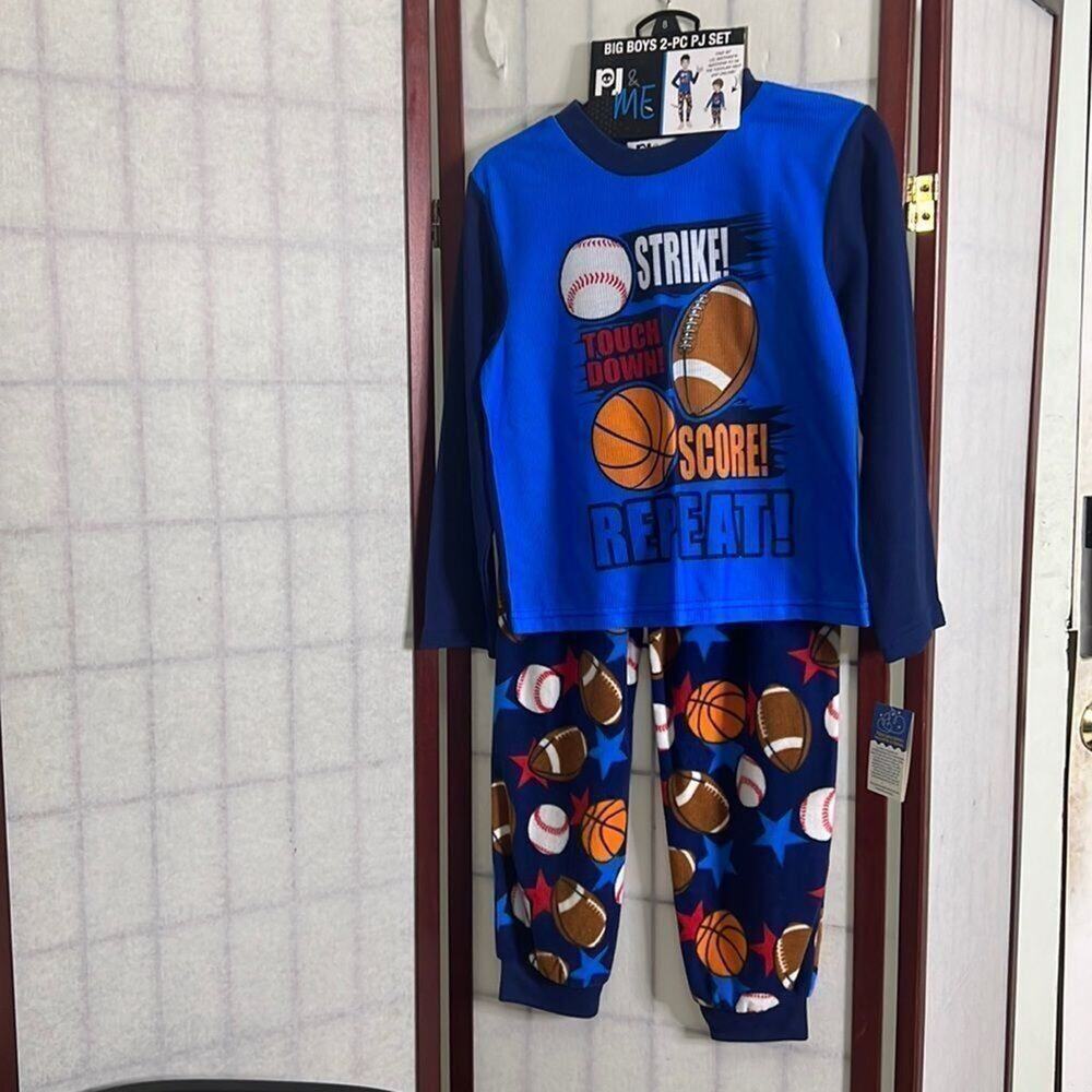 PJ & ME BIG BOYS 2 PC PAJAMAS SET SIZE 8